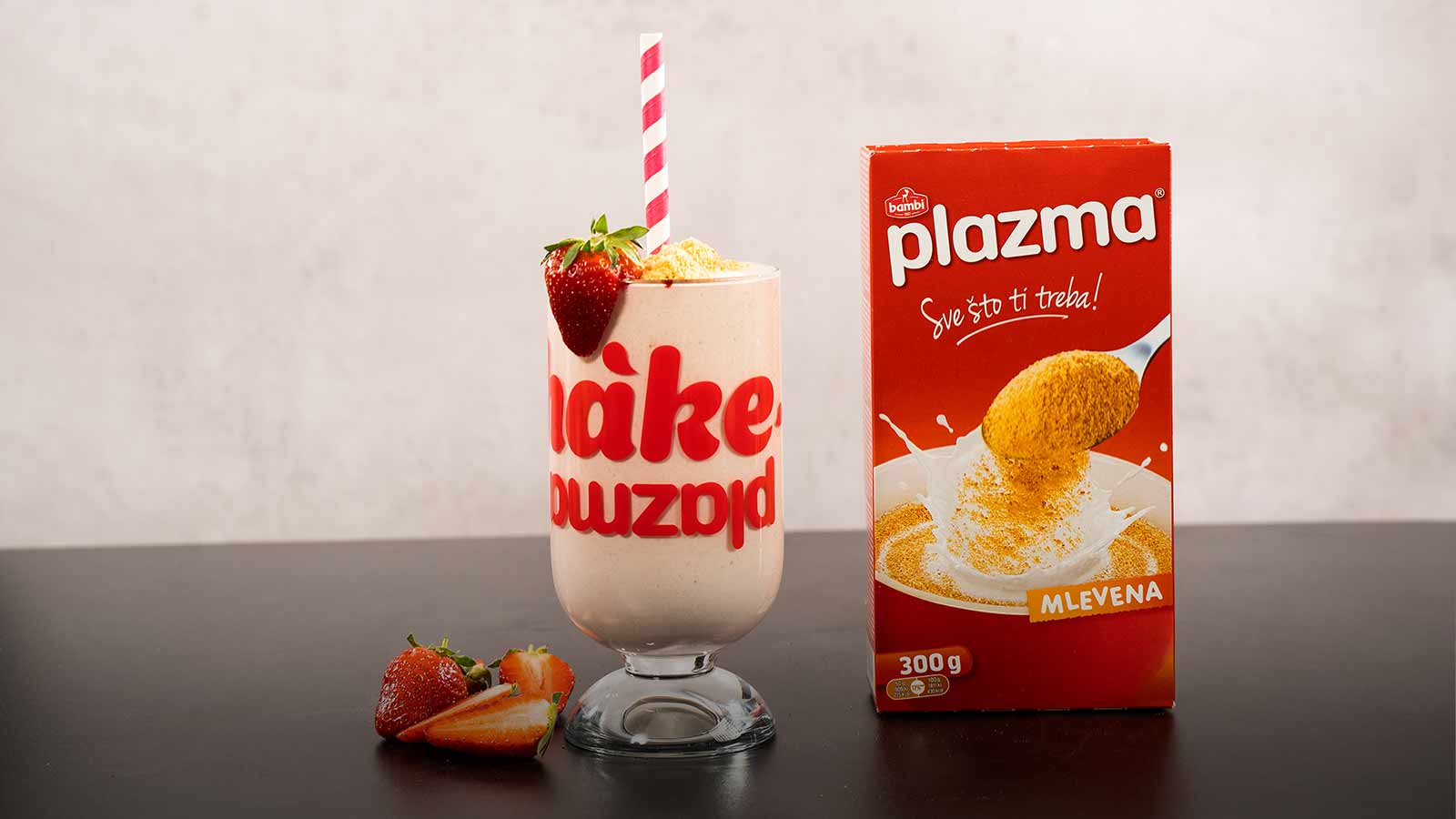 Plazma shake od jagode