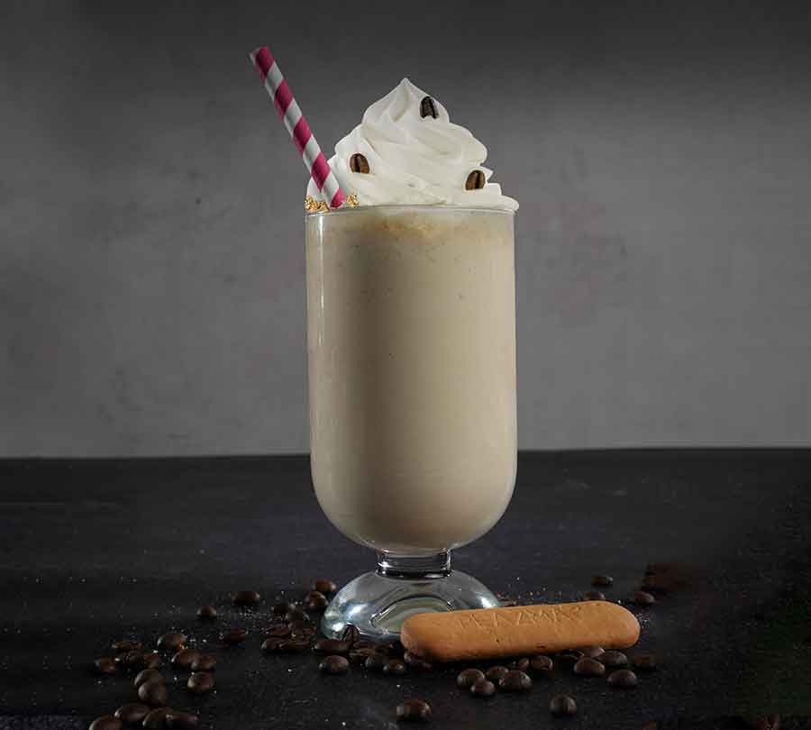 Milkshake od kafe i karamele